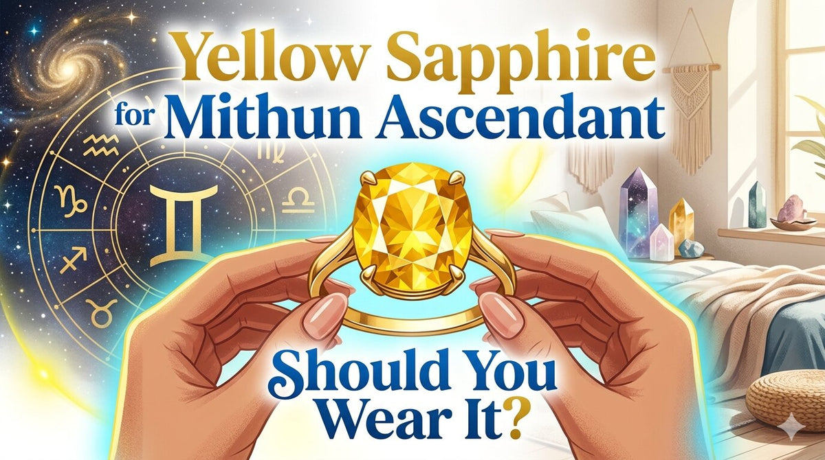 Yellow Sapphire for Mithun Ascendant: Should You Wear It?