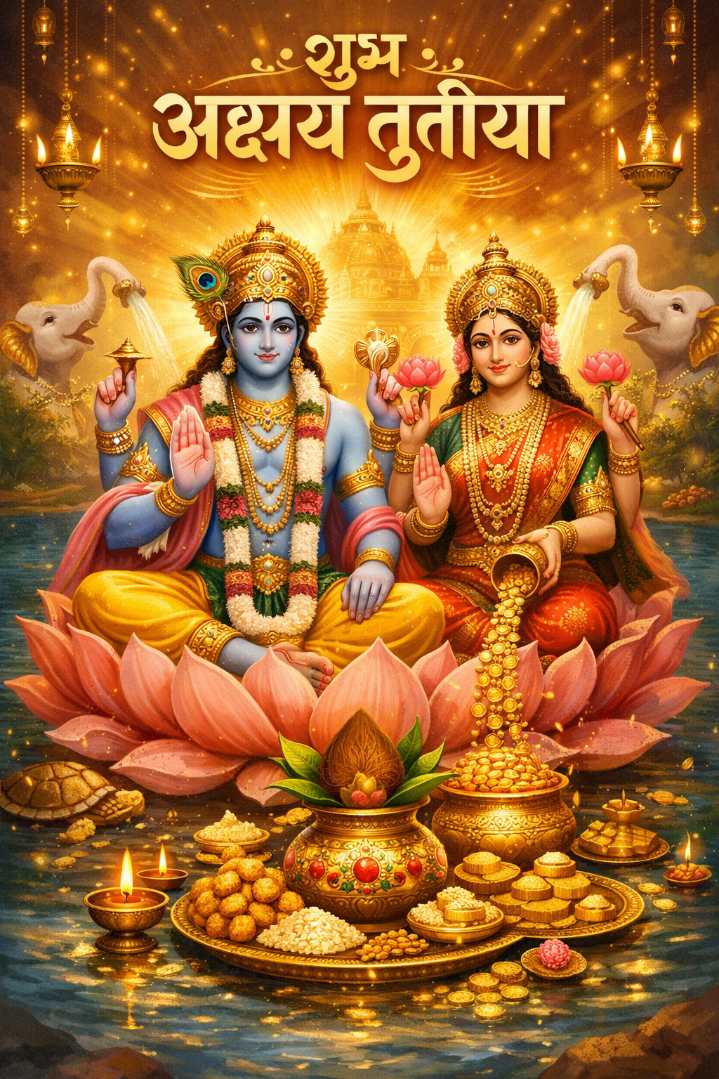 "अक्षय तृतीया - समृद्धि और सौभाग्य का त्योहार ,"संपूर्ण जानकारी" !!