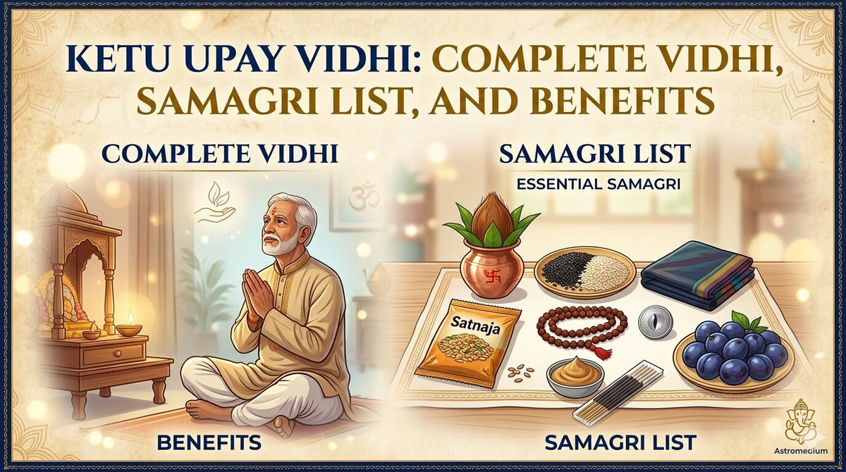 Ketu Upay Vidhi: Complete Vidhi, Samagri List, and Benefits