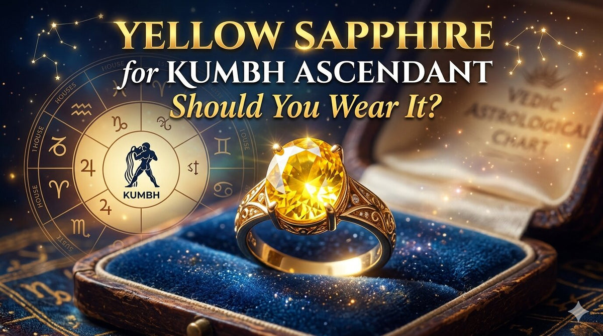 Yellow Sapphire for Kumbh Ascendant: Should You Wear It?