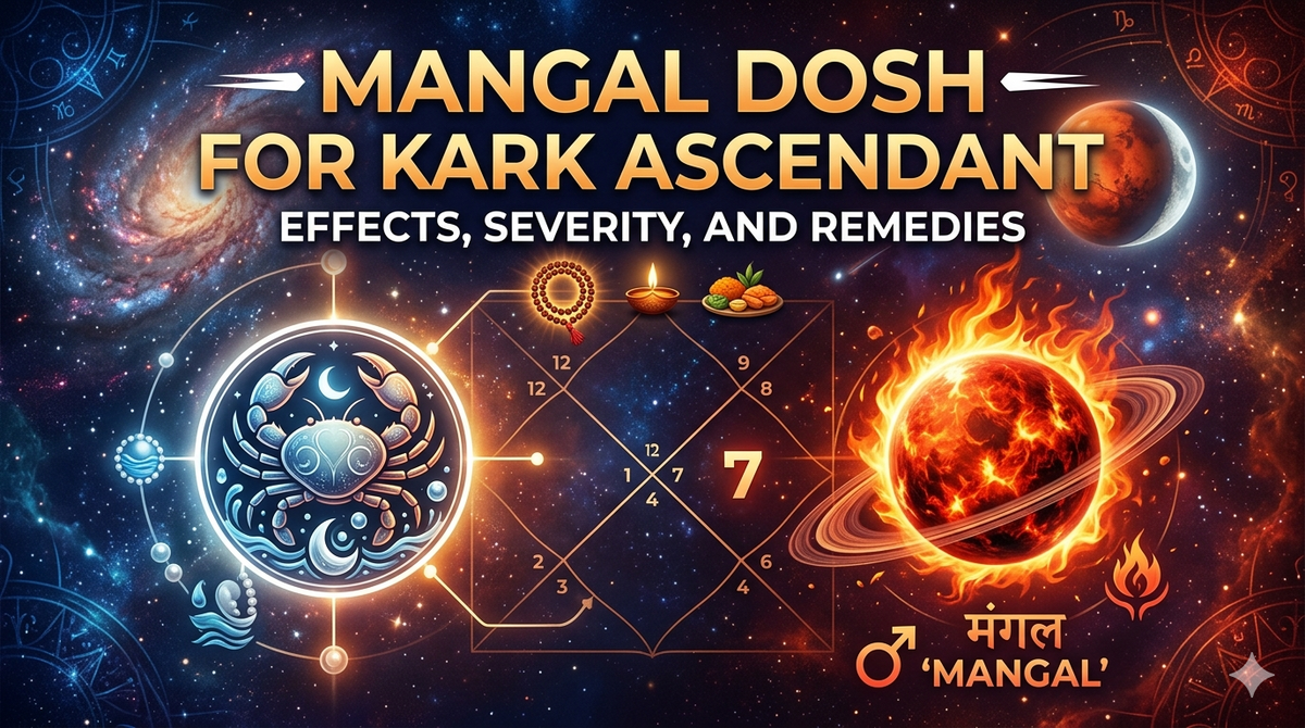 Mangal Dosh for Kark Ascendant: Effects, Severity, and Remedies