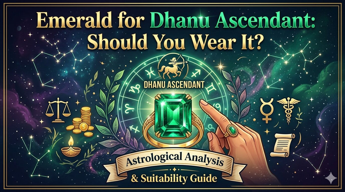 Emerald for Dhanu Ascendant: Should You Wear It?