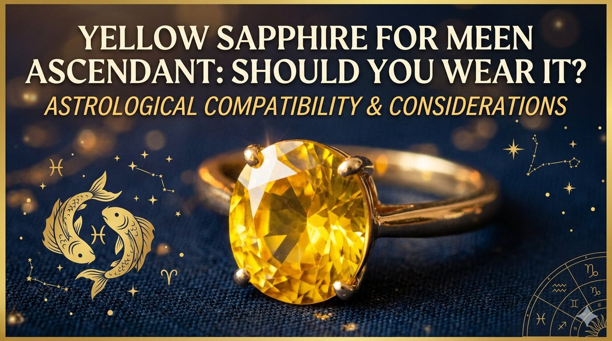 Yellow Sapphire for Meen Ascendant: Should You Wear It?