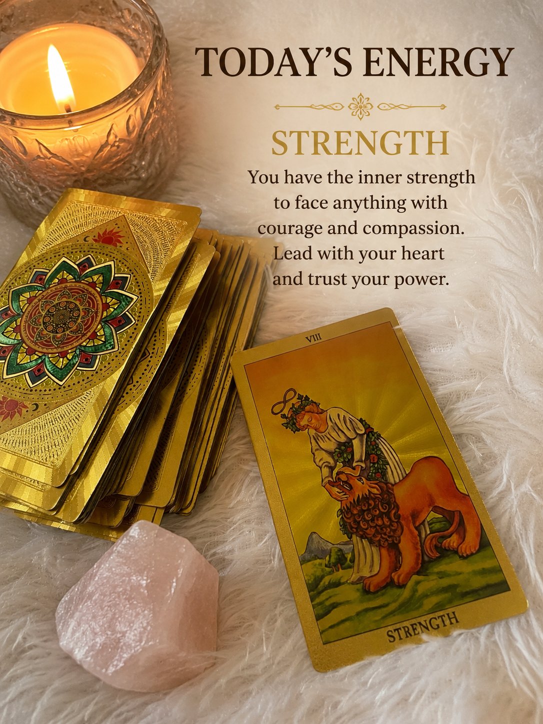 ✨ TODAY'S ENERGY: STRENGTH ✨