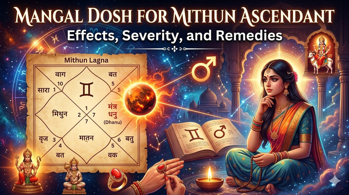 Mangal Dosh for Mithun Ascendant: Effects, Severity, and Remedies