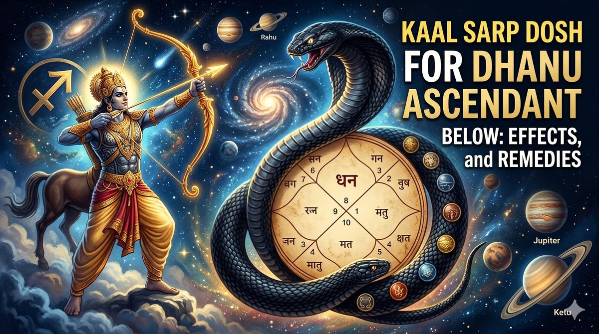 Kaal Sarp Dosh for Dhanu Ascendant: Effects, Severity, and Remedies