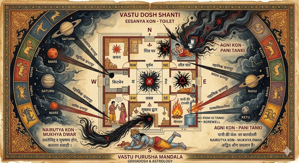 Vastu Dosh kya hai ? pehchaan ,prabhav or dur karne ke prabhavi upaaye..!