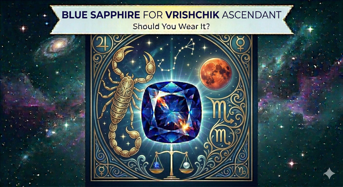 Blue Sapphire for Vrishchik Ascendant: Should You Wear It?