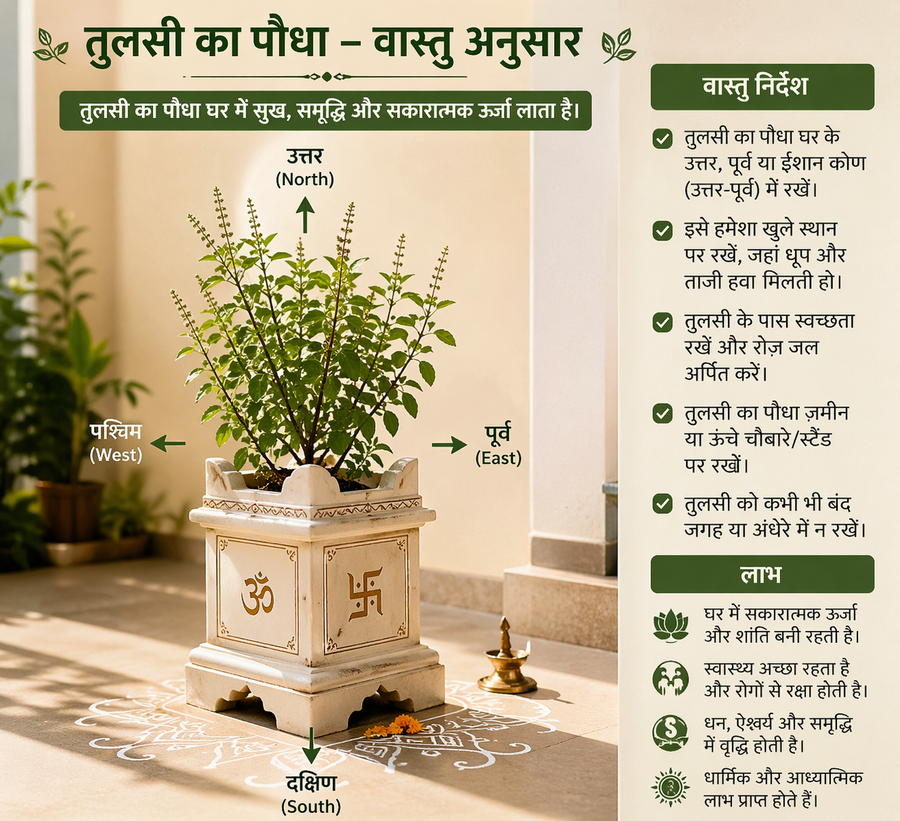 तुलसी का पौधा – सम्पूर्ण मार्गदर्शिका;-