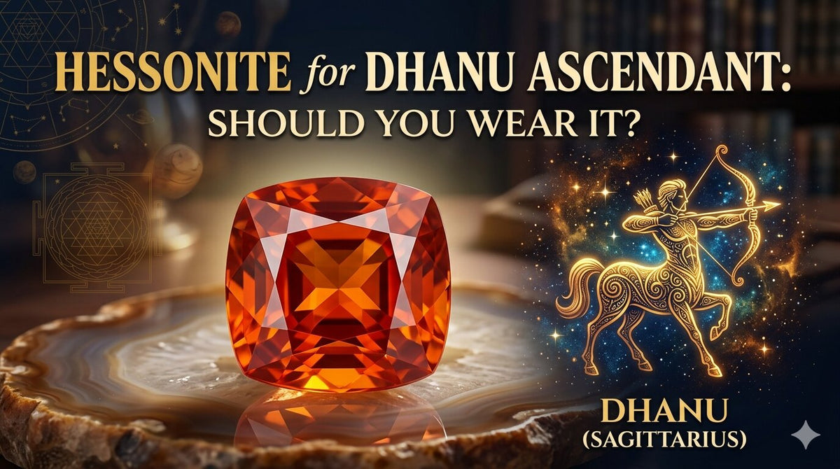 Hessonite for Dhanu Ascendant: Should You Wear It?
