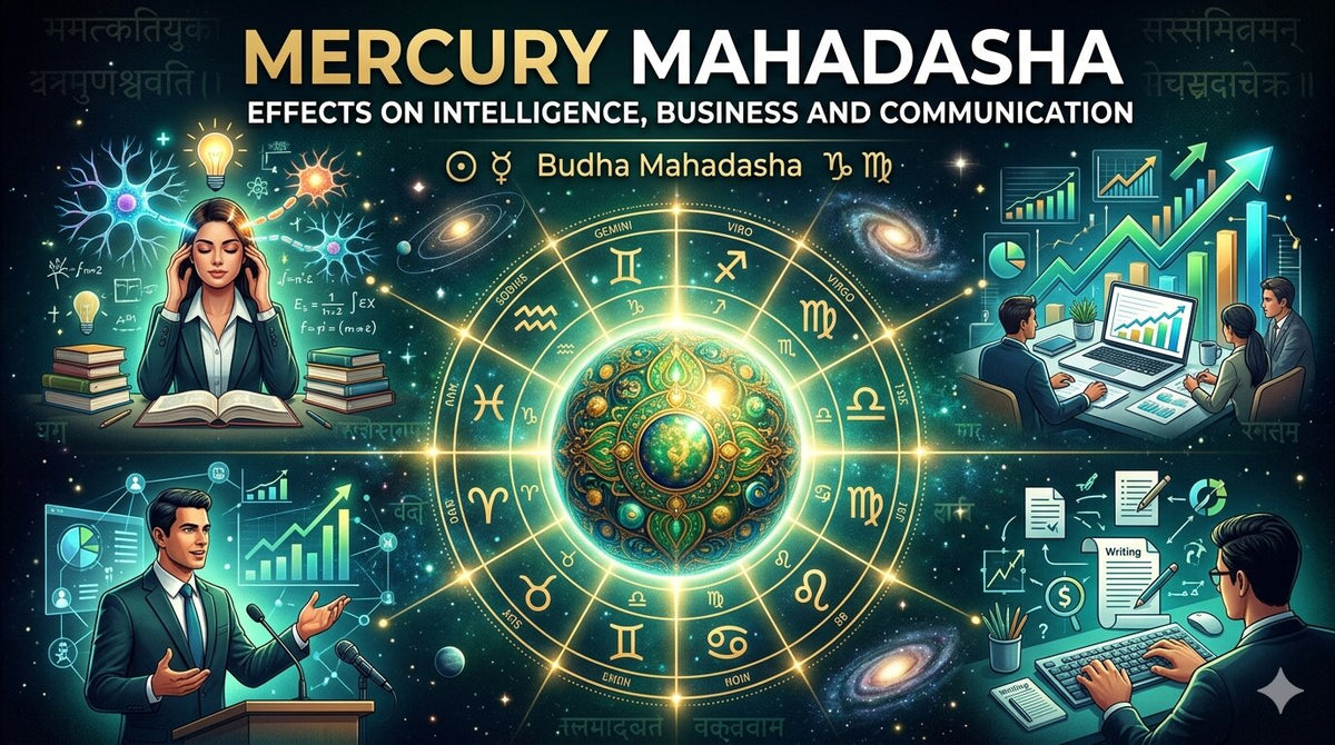 Mercury Mahadasha: Effects on Intelligence, Business and Communication