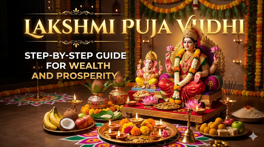 Lakshmi Puja Vidhi: Step-by-Step Guide for Wealth and Prosperity
