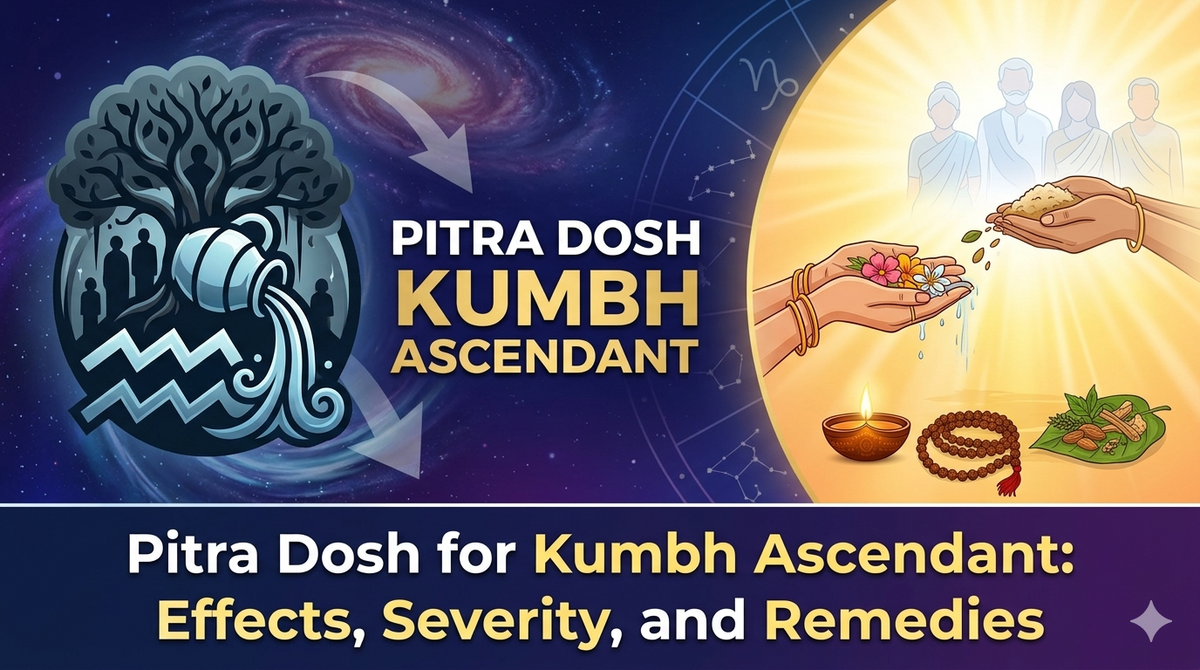 Pitra Dosh for Kumbh Ascendant: Effects, Severity, and Remedies