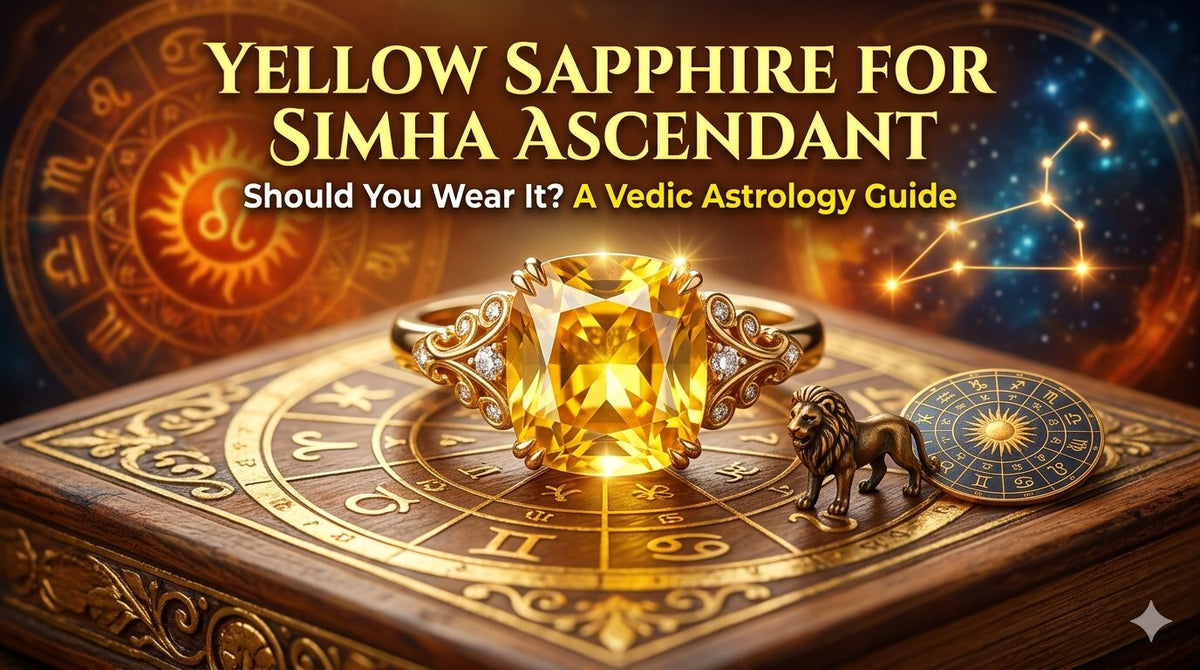 Yellow Sapphire for Simha Ascendant: Should You Wear It?