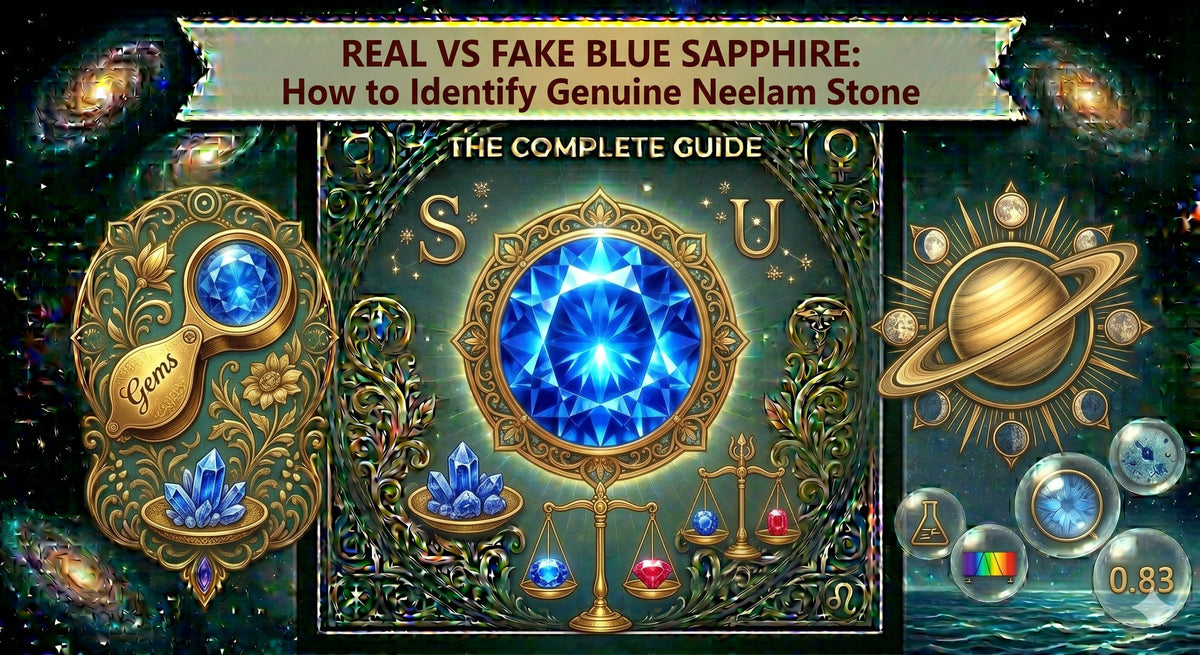 Real vs Fake Blue Sapphire: How to Identify Genuine Neelam Stone