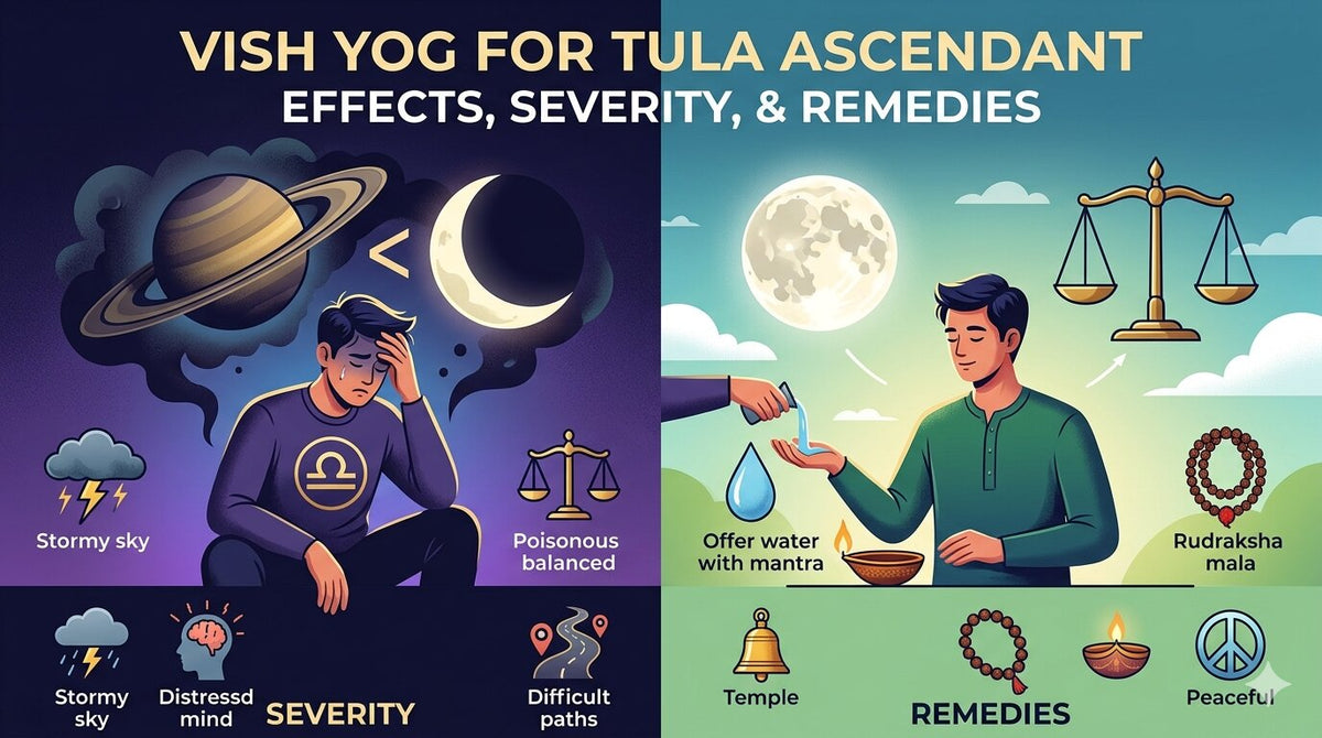 Vish Yog for Tula Ascendant: Effects, Severity, and Remedies