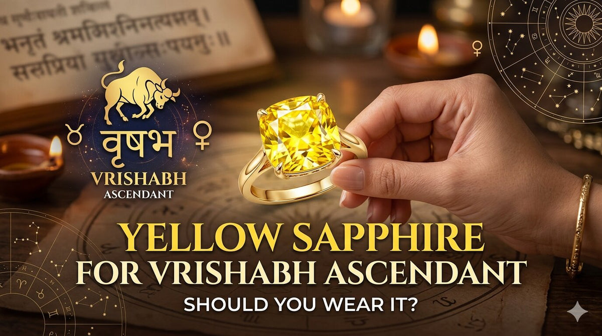 Yellow Sapphire for Vrishabh Ascendant: Should You Wear It?