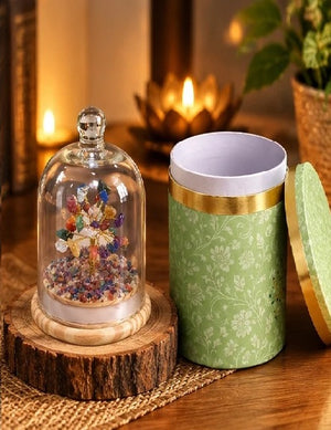 Crystal Chakra Blessing Duo | Keychain & Showpiece