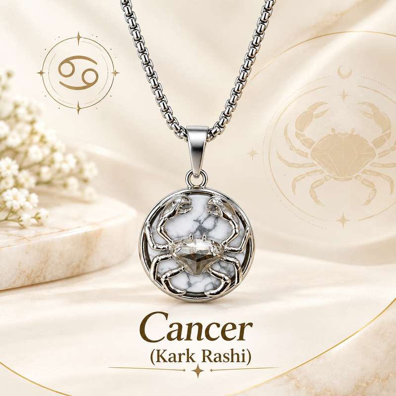 Cancer Moonlight Pendant – कर्क राशि