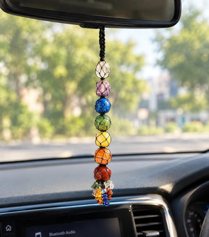 Vyapar Shubh Chakra Combo | Vyapar Vriddhi Yantra & 7 Chakra Car Hanging