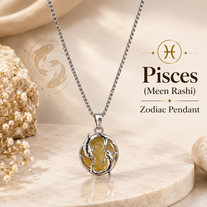 Pisces Ocean Soul Pendant – मीन राशि