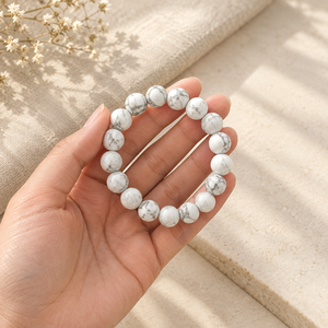 Howlite Bracelet-“Stone of Calmness, Patience & Inner Peace"