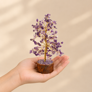 Amethyst Crystal Tree 300 Beads Peace & Positive Energy Decor