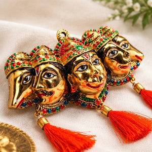 Panchmukhi Hanuman Ji Wall Hanging | Five-Faced Bajrangbali Spiritual Décor
