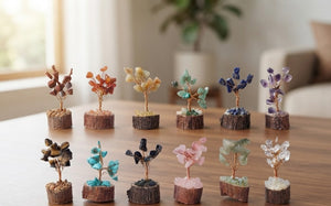 Multistone Crystal Flower Tree – 12 Piece Set