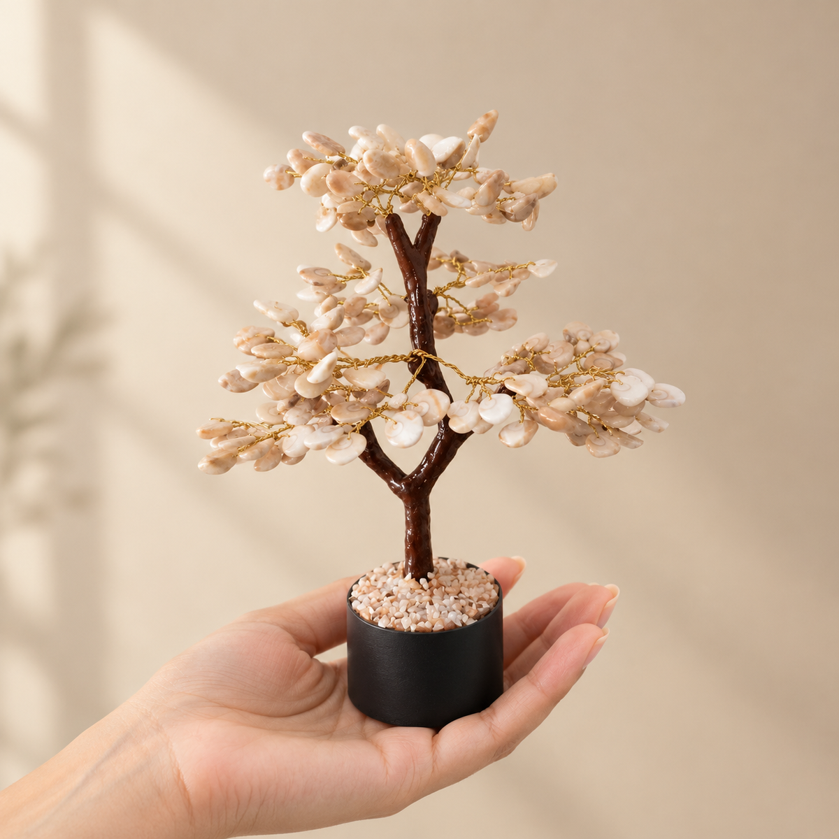 Gomti Chakra Tree 200 Beads for Vastu, Prosperity, Wealth and Positive Energy Decor