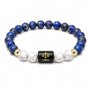 Libra (तुला राशि) Zodiac Crystal Bracelet for Men & Women