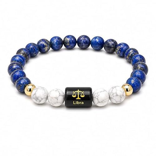 Libra (तुला राशि) Zodiac Crystal Bracelet for Men & Women