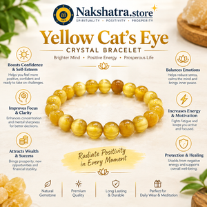Yellow Cat’s Eye Bracelet –"Protection & Positive Energy"