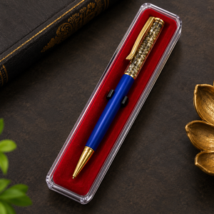 Ganesh Prosperity Combo – Pyrite Frame & Crystal Pen