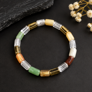 Multi Crystal Bracelet | Natural Gemstone Beads Bracelet for Men & Women