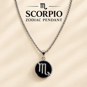 Scorpio Zodiac Pendant ♏ – Mysterious Astrological Symbol Jewellery