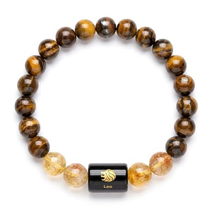 Leo (सिंह राशि) Zodiac Crystal Bracelet for Men & Women | Astrology Bracelet