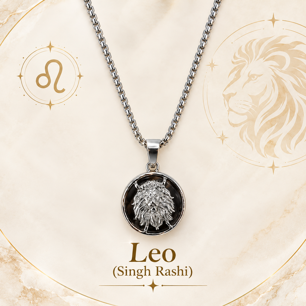 Leo Royal Pendant – सिंह राशि