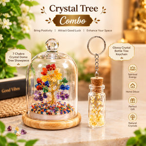 Crystal Chakra Blessing Duo | Keychain & Showpiece