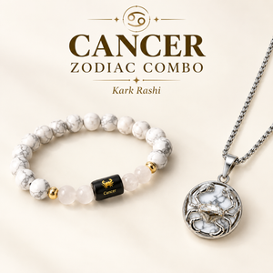 Cancer Moon Harmony Combo – कर्क राशि Bracelet & Pendant