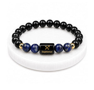 Sagittarius (Dhanu Rashi) Zodiac Crystal Bracelet for Men & Women