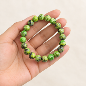 Chrysoprase Crystal Beads Bracelet Jewellery