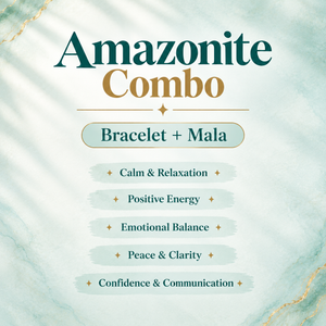 Amazonite Calm & Balance Set – Bracelet & Mala