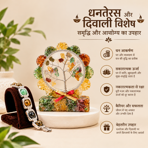 Dhanteras Dhan Vriddhi Combo | Money Magnetic Tree & Dhanyog Bracelet