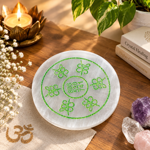 Natural Selenite Crystal Plate for Crystal Charging & Vastu Decor