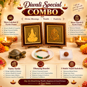 Diwali Dhan Samriddhi Combo | Lakshmi Ganesh & Pyrite Set