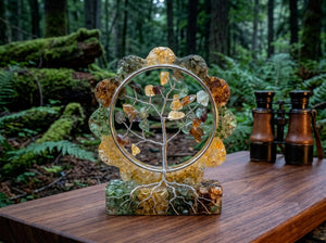 Money Magnet Orgonite Tree | Crystal Gemstone Tree