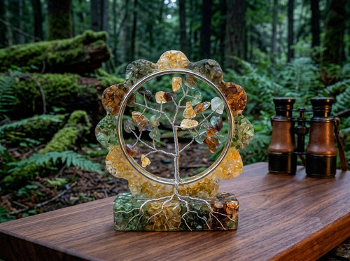 Money Magnet Orgonite Tree | Crystal Gemstone Tree