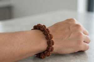 6 Mukhi Nepali Rudraksha Bracelet