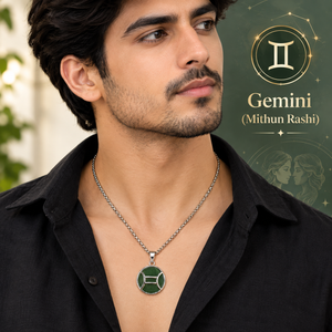Gemini Duality Pendant – मिथुन राशि